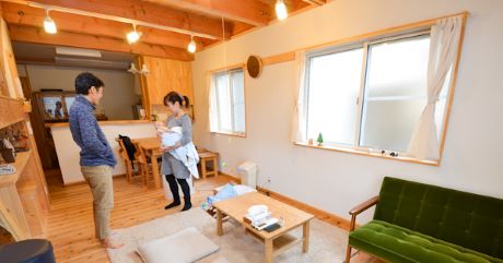 滋賀県の注文住宅施工例LDK