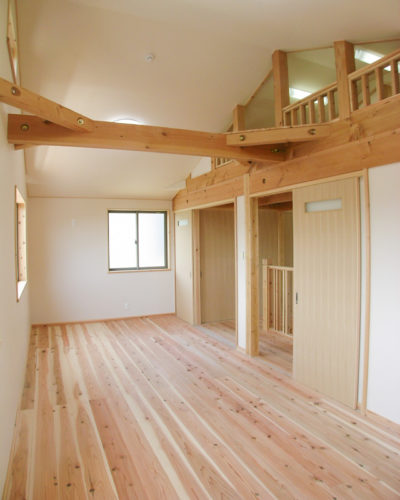 子ども部屋は最初は大きな一部屋に