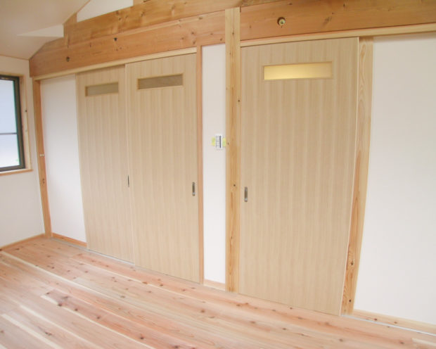 子ども部屋は3枚の建具
