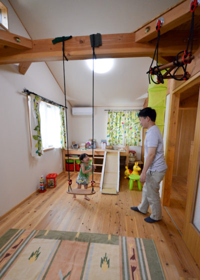 子ども部屋はひとまず大きな一部屋に