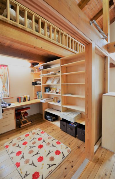 間仕切り後の子ども部屋