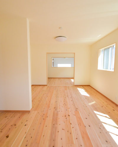 子供部屋はひとまず大きな一部屋にしておく